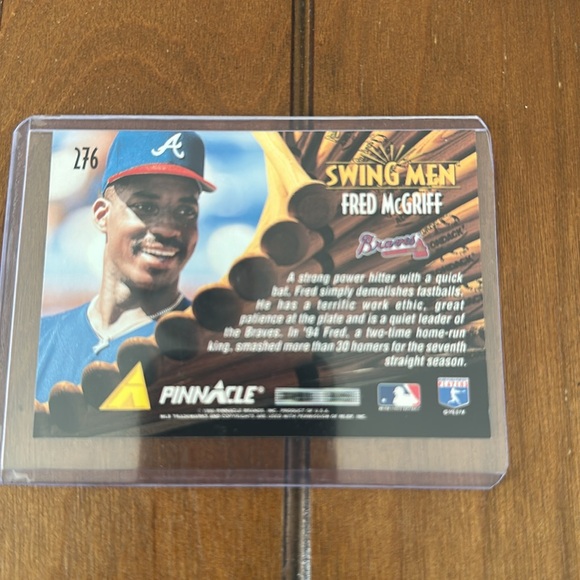95 pinnacle swingmen card - Picture 2 of 2